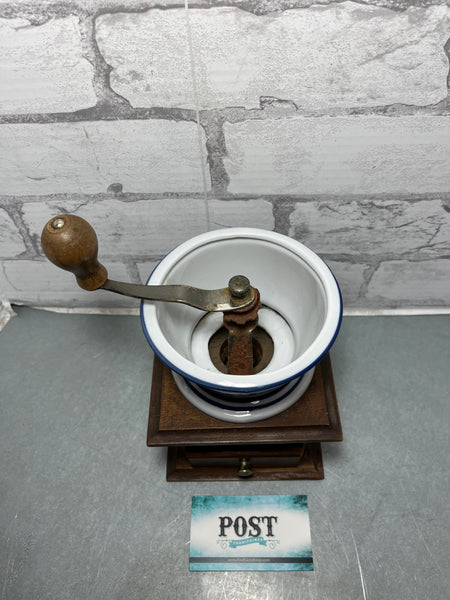 Vintage Ceramic Windmill Coffee Grinder