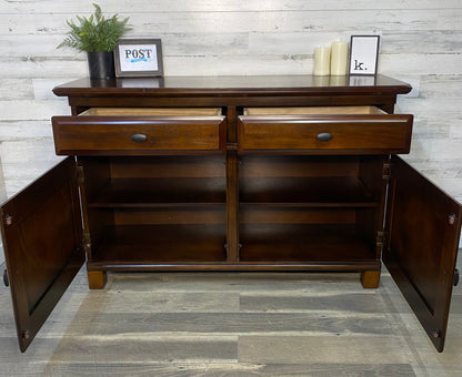 Ashley Furniture Dark Wood Buffet