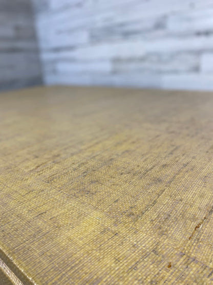 Mid Century Modern Grass Cloth Dining Table