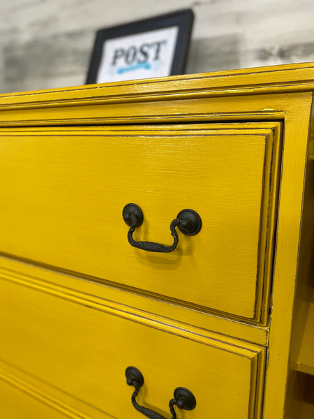 Yellow Buffet Desk