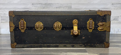 Antique Steamer Trunk Dresser HW Mountree