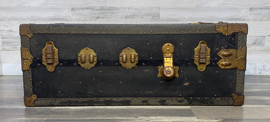 Antique Steamer Trunk Dresser HW Mountree