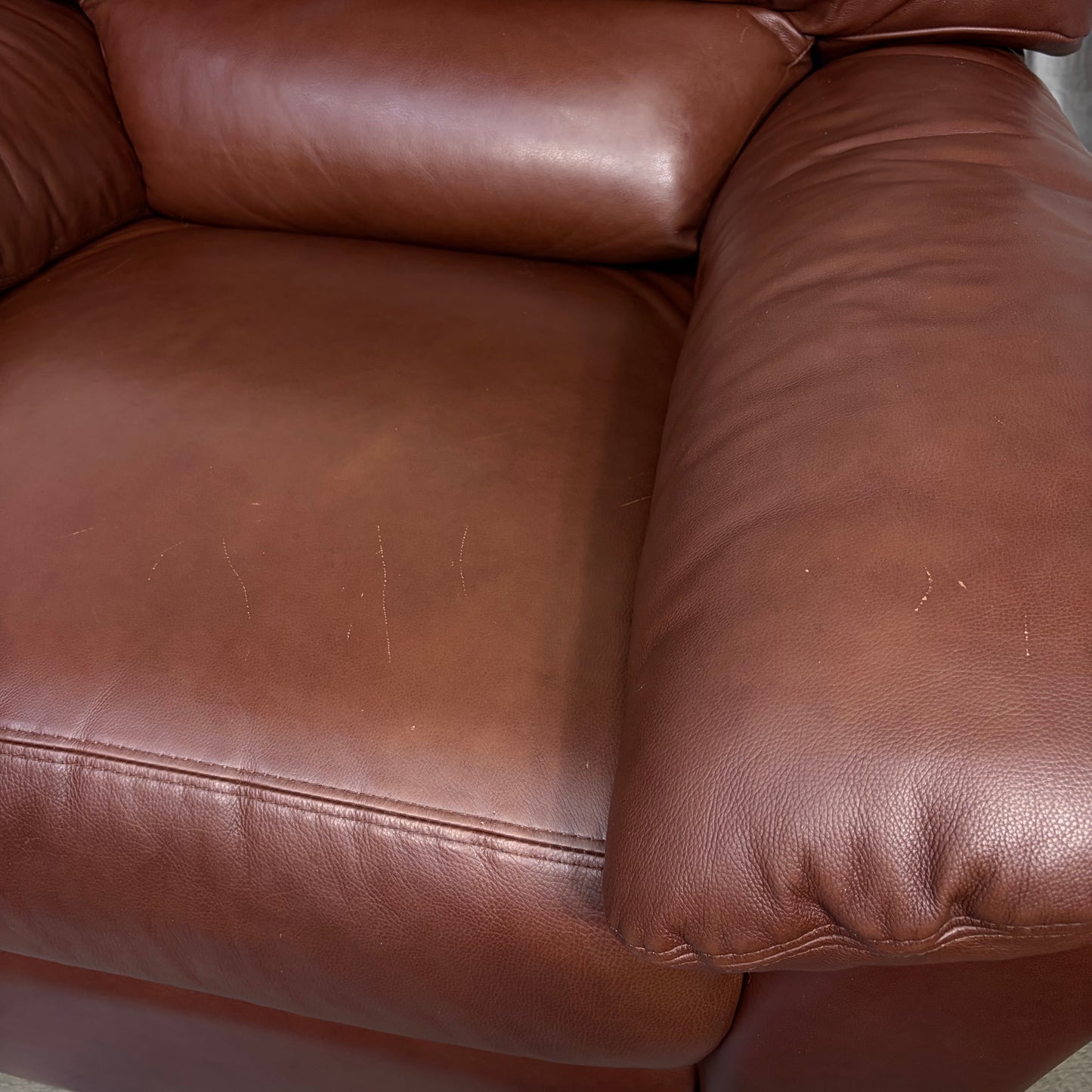 Leather Couch & Chair Set