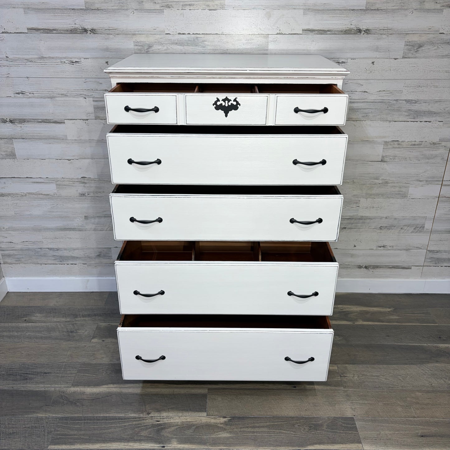 Tall White Dresser