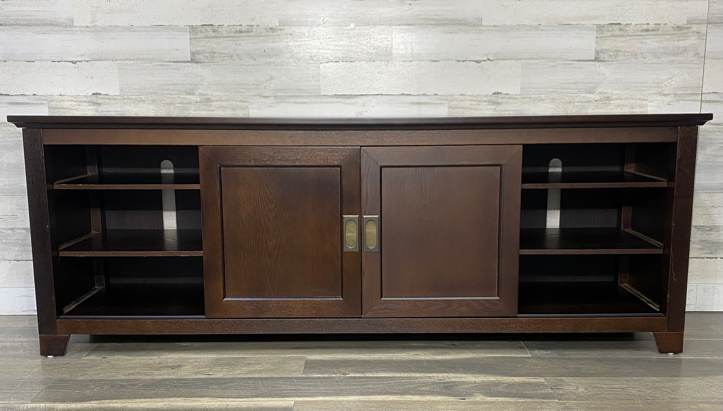 Dark Wood TV Stand