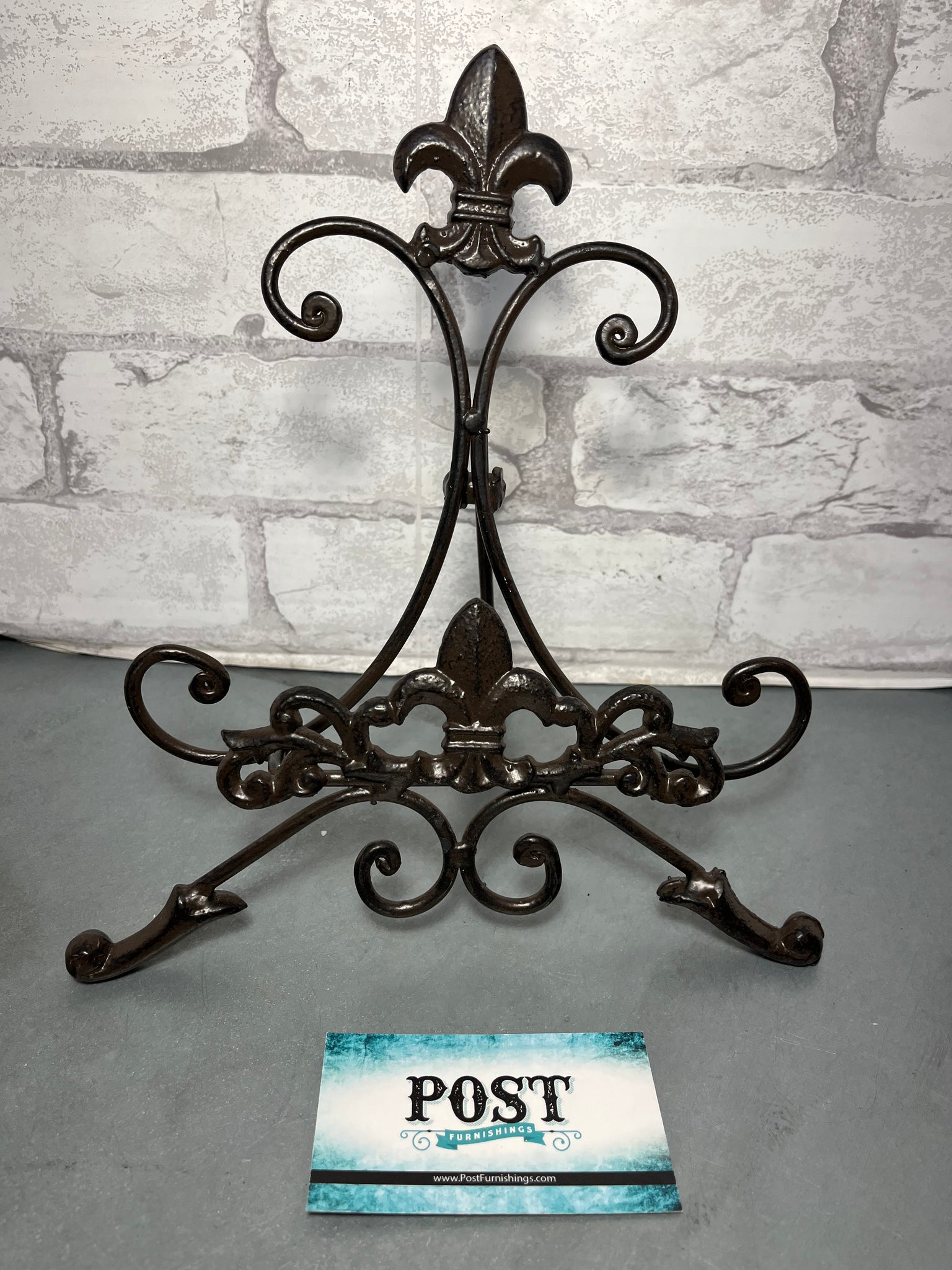 French Country Iron Stand/ Easel