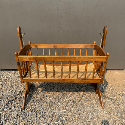 Vintage Baby Rocking Cradle
