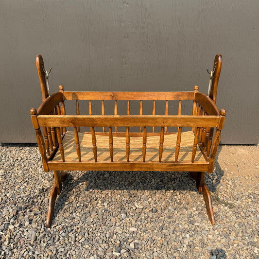 Vintage Baby Rocking Cradle