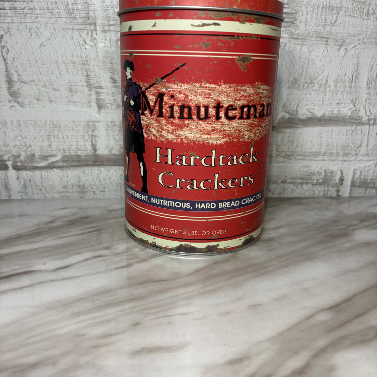 Minuteman Hardtack Crackers Tin