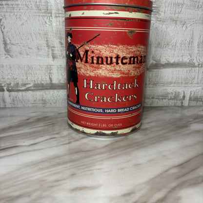 Minuteman Hardtack Crackers Tin