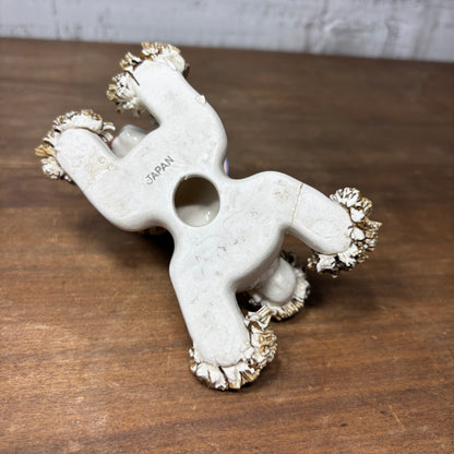 Vintage Spaghetti Dog Wearing A Hat Figurine