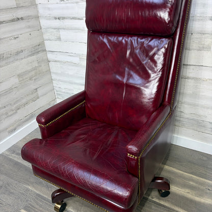 Vintage Paoli Leather Office Chair