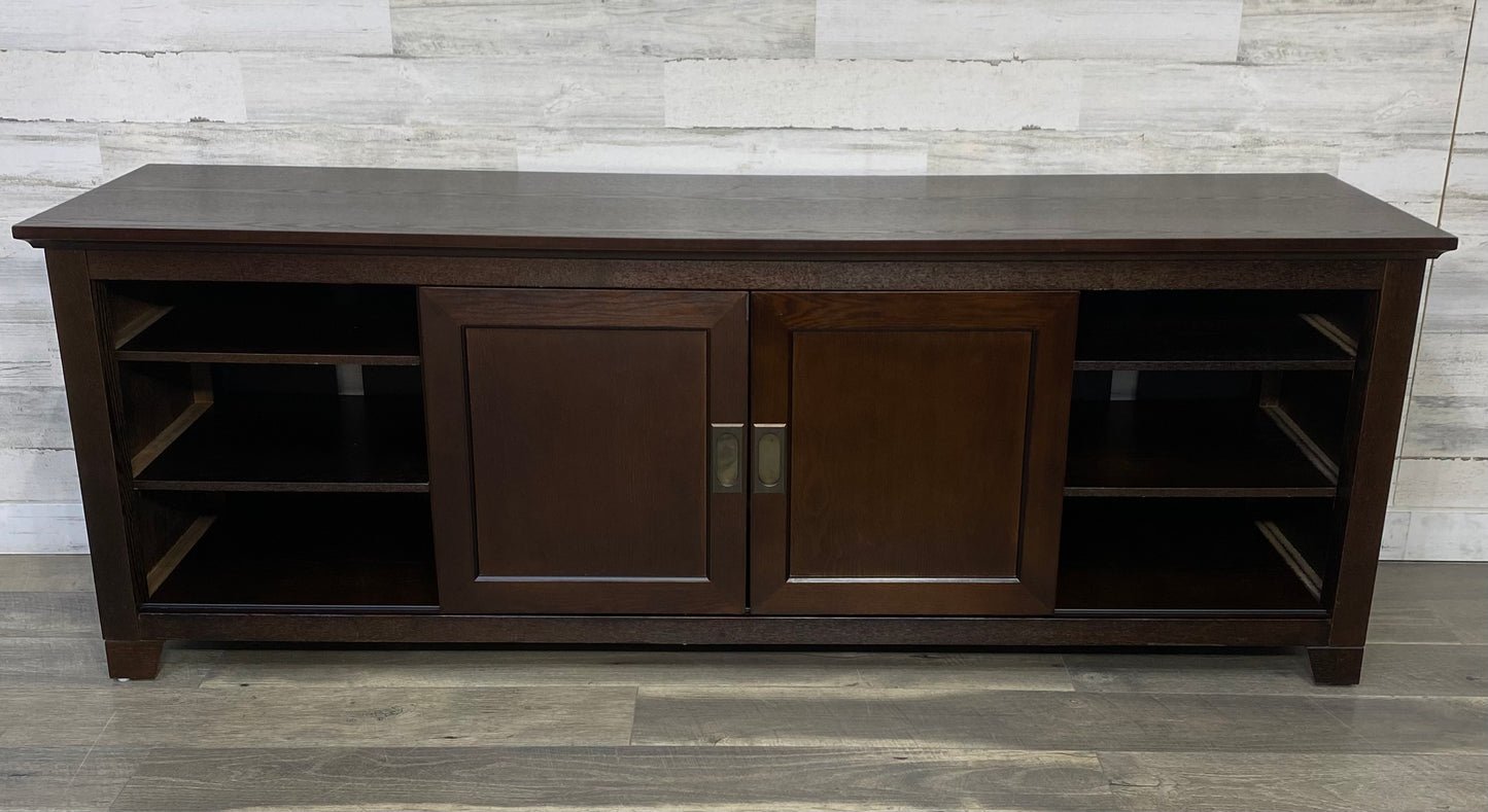 Dark Wood Tv Stand #2