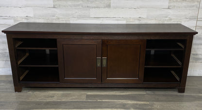 Dark Wood Tv Stand #2