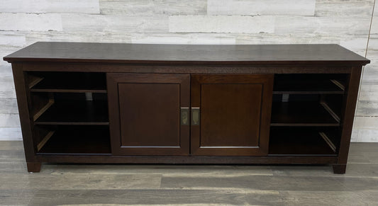 Dark Wood Tv Stand #2