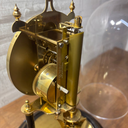 Vintage German Kundo Floral 400 Day Torsion Anniversary Mantel Clock