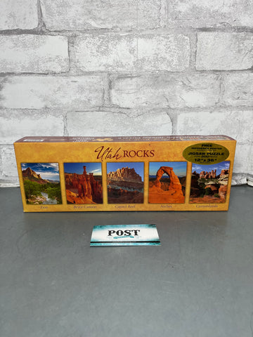 Utah Rocks Panoramic Jigsaw Puzzle