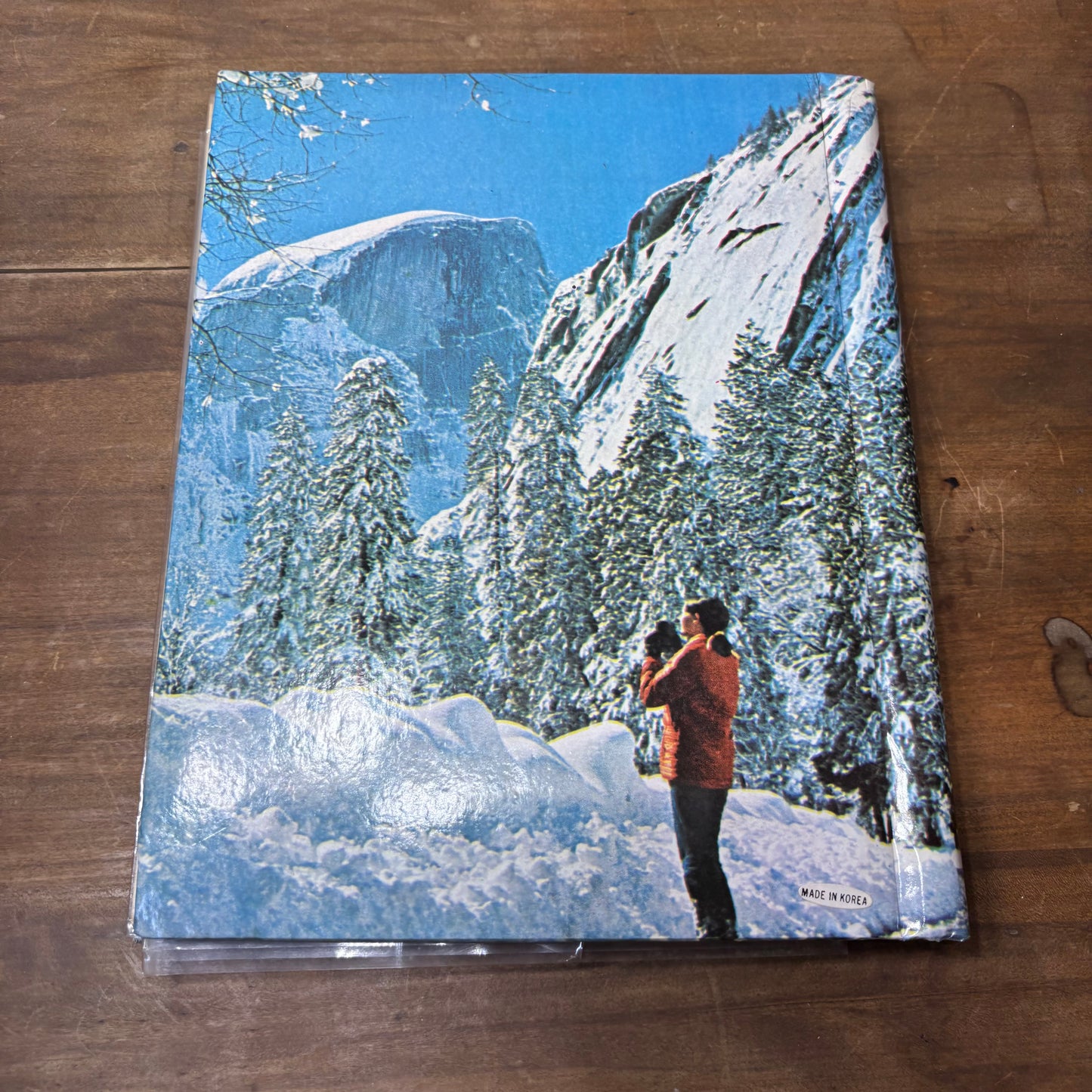 Vintage Snowy Mountain Photo Album