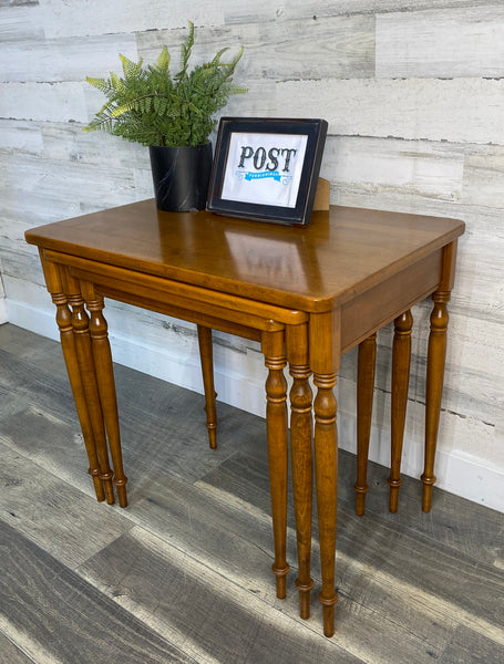 Ethan Allen Nesting Tables Set Of 3