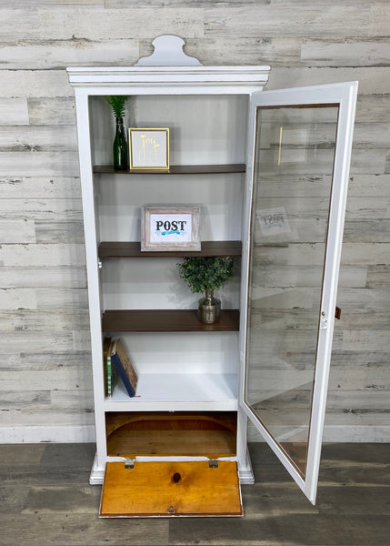 White Antique Cabinet