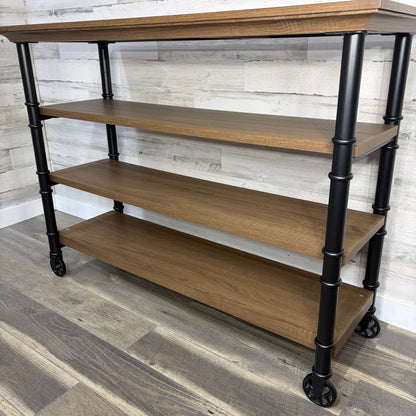 Rustic Industrial Bookshelf