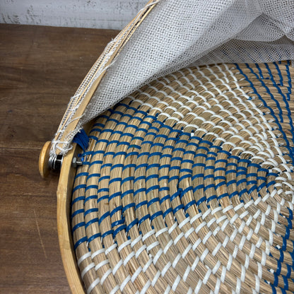 Woven Food Tent Basket Tray