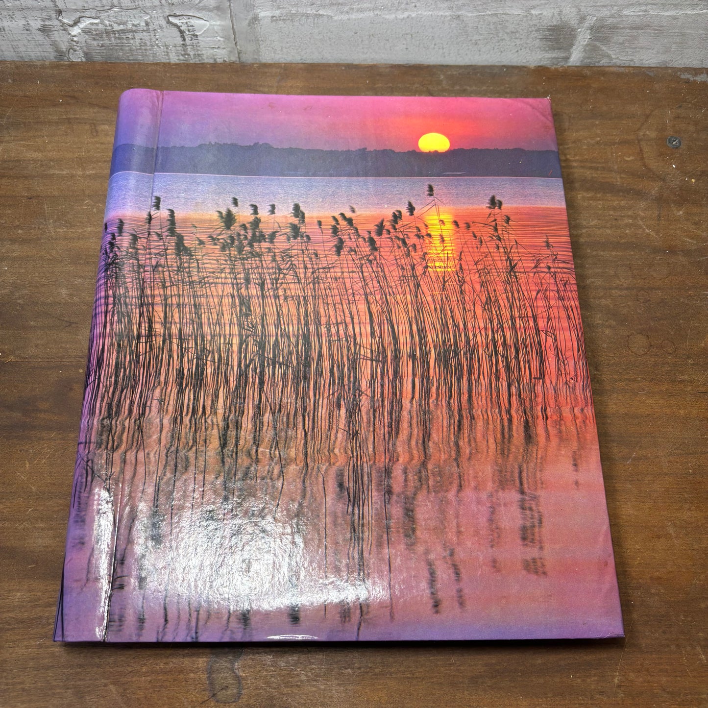 Vintage Sunset Marsh Photo Album