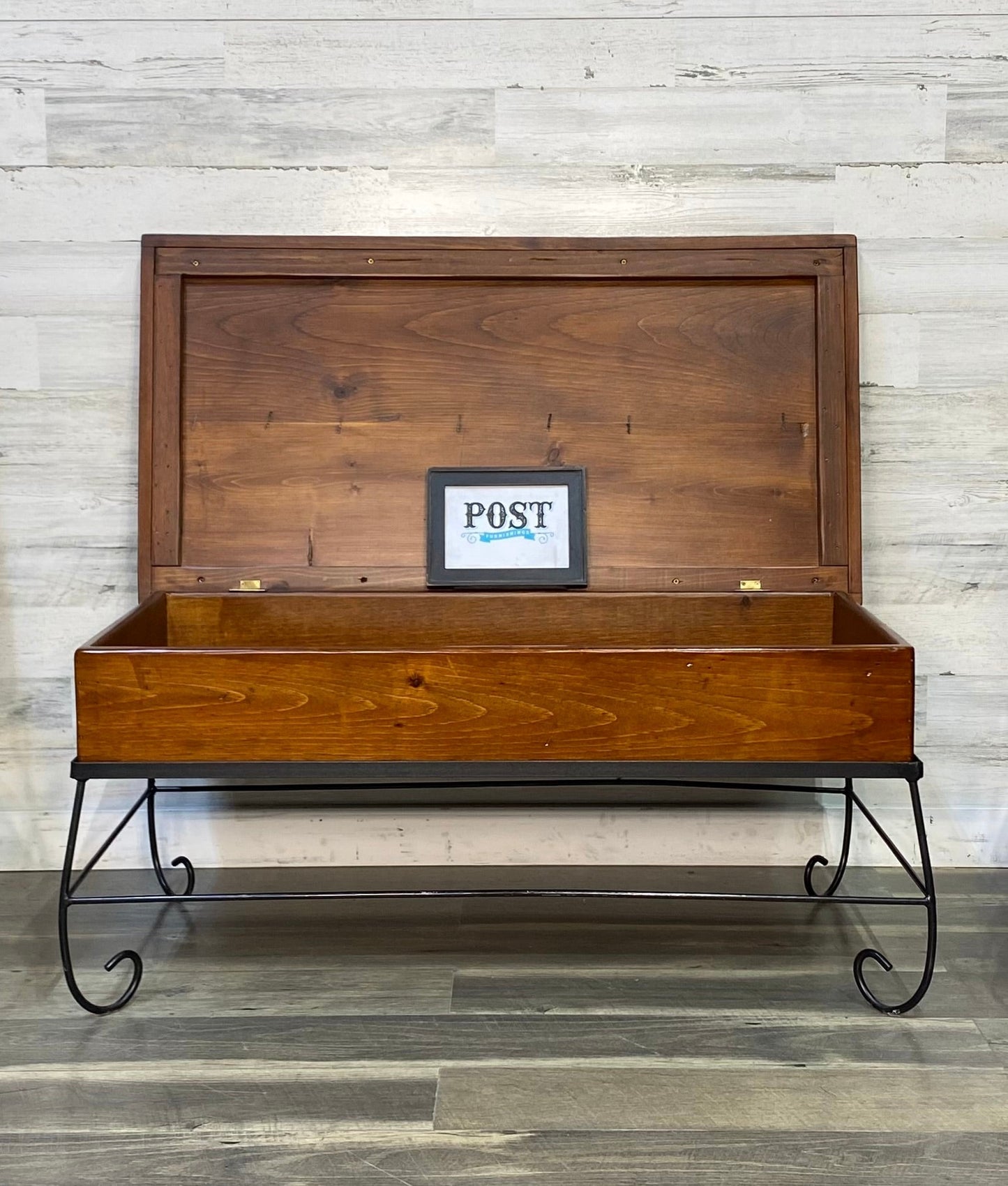 Rustic Storage Coffee Table