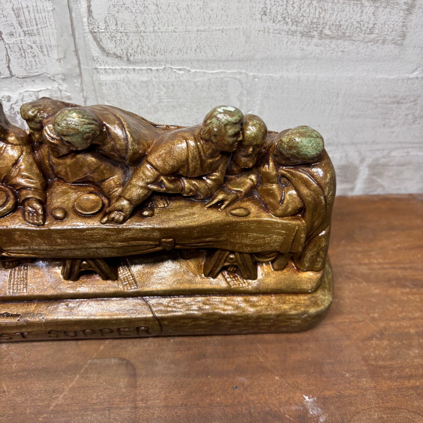 “The Last Supper” Hanging Chalkware Sculpture