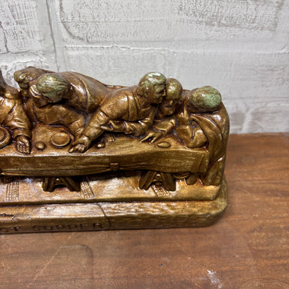 “The Last Supper” Hanging Chalkware Sculpture