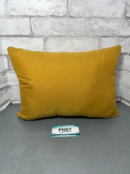 Mustard Yellow Throw Pillow