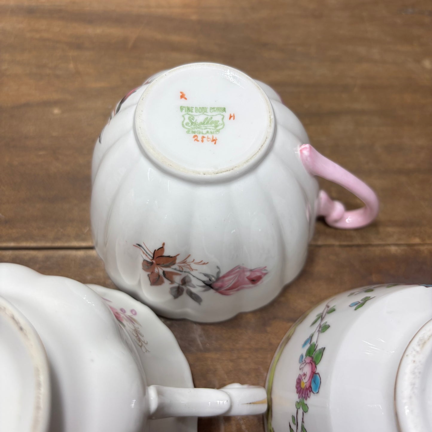 Floral Vintage Teacup Set Of 4 #3