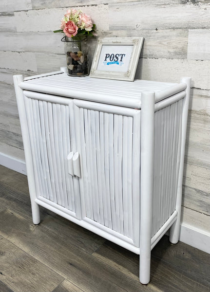 White Bamboo Cabinet