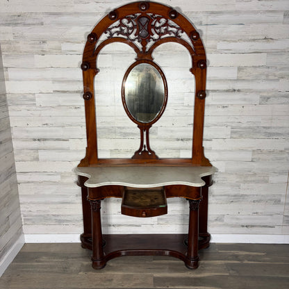 Antique Victorian Hall Tree