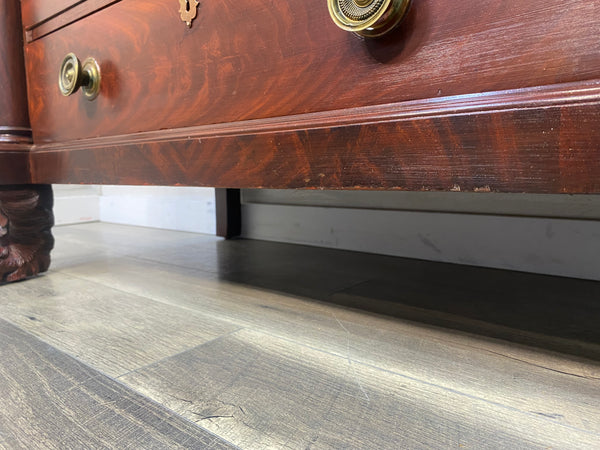 Antique Empire Mahogany Dresser Chest