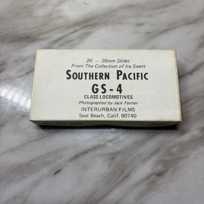 Vintage Boxed Set of 20 35mm “Southern Pacific” Interurban Film Slides