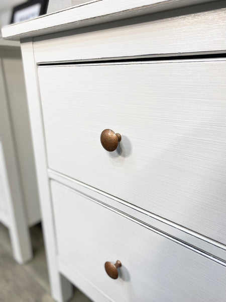 White Nightstands Matching Set Of 2