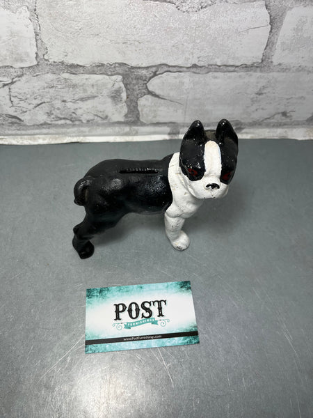 Cast Iron Boston Terrier Dog