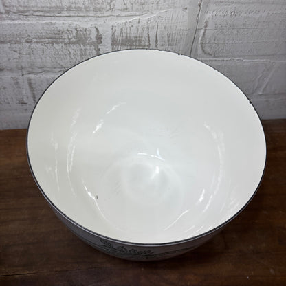 Vintage Finel Arabia Enamel Bowl Designed by Kaj Franck