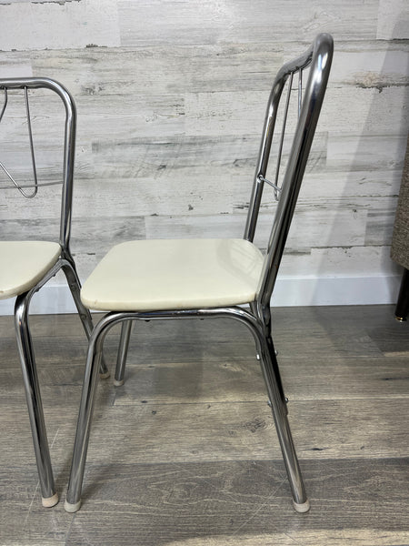 Mid Century Kids Chrome Chairs