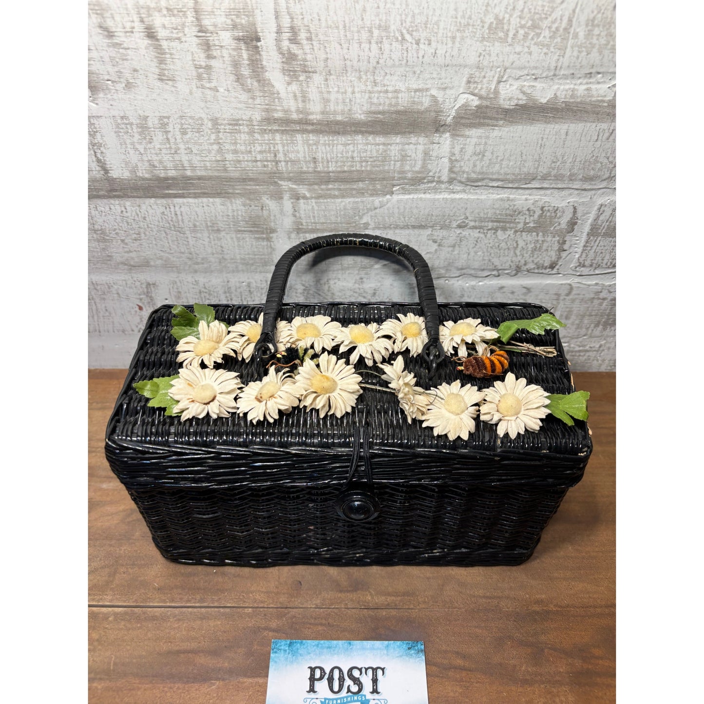 Black Wicker “It’s All In The Bag” Wicker Purse