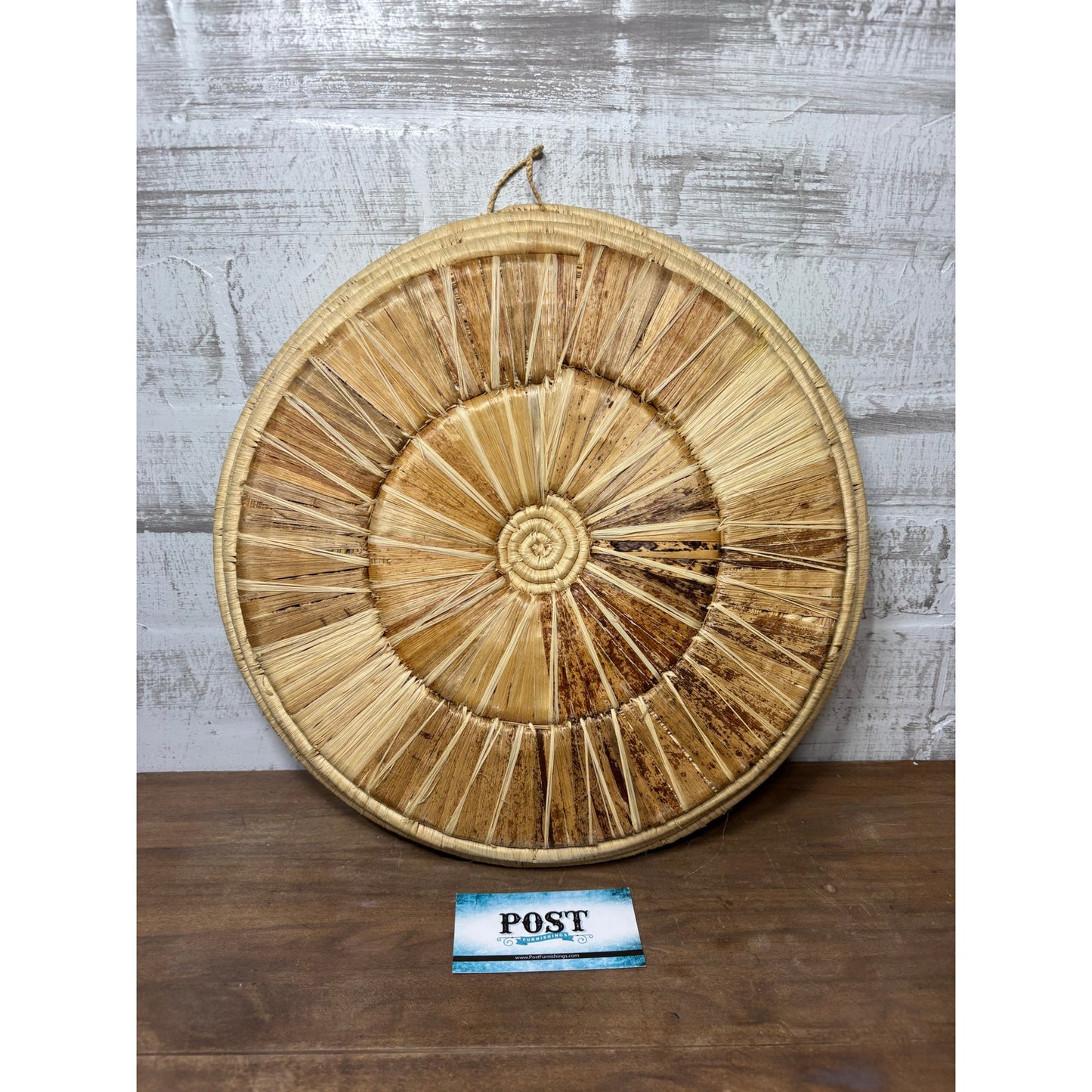 Woven Banana Fiber Tray/ Wall Decor