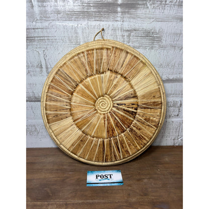 Woven Banana Fiber Tray/ Wall Decor