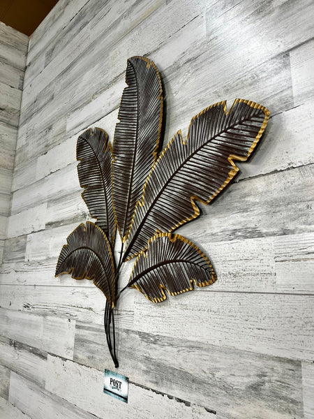 Metal Palm Leaves Wall Art