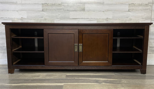 Dark Wood Tv Stand #2