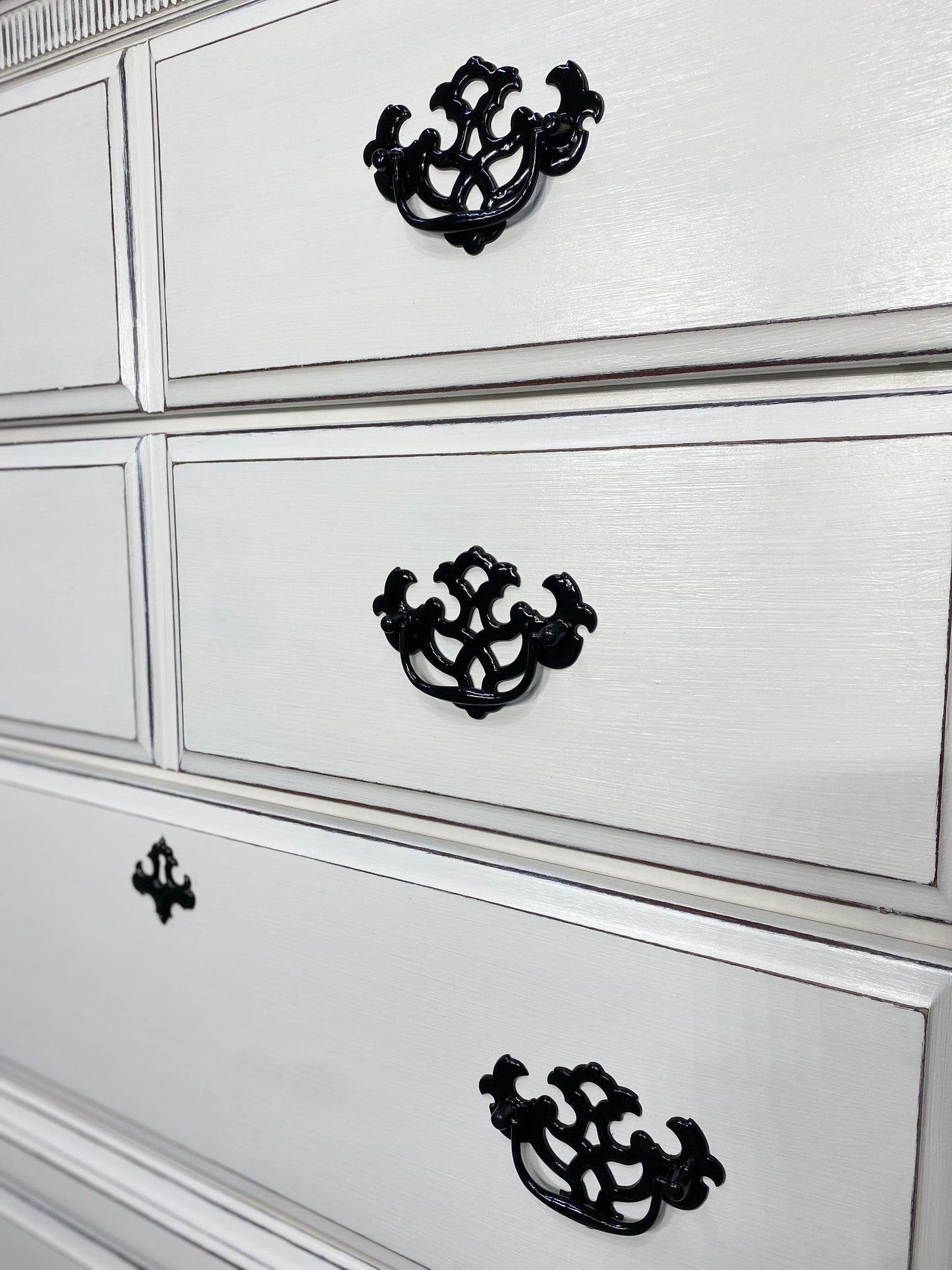 Tall White Farmhouse Dresser