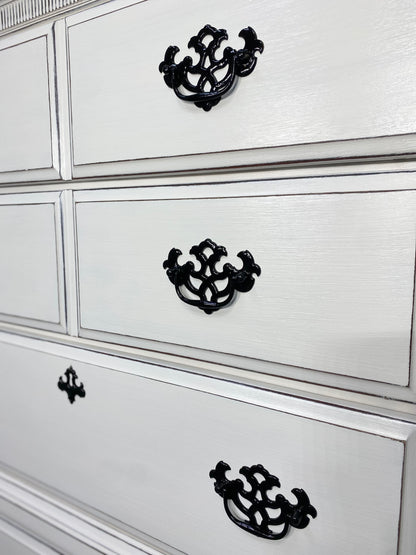 Tall White Farmhouse Dresser