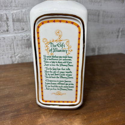 Vintage 1970 Old Fitzgerald Blarney Irish Decanter Bottle