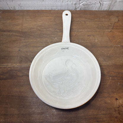 Vintage Ceramic Duck Skillet