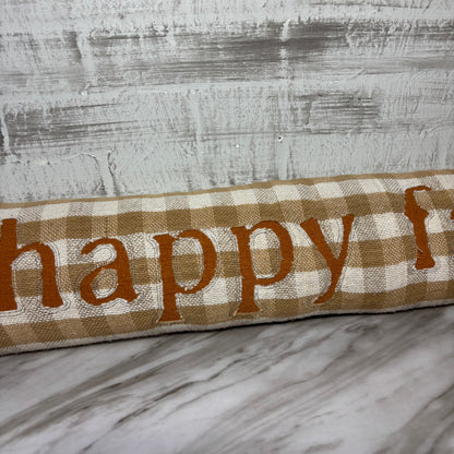Long Lumbar “Happy Fall” Pillow